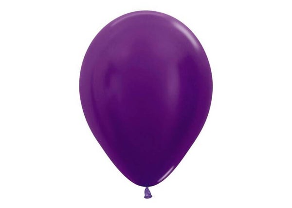 Metallic violet ballonnen