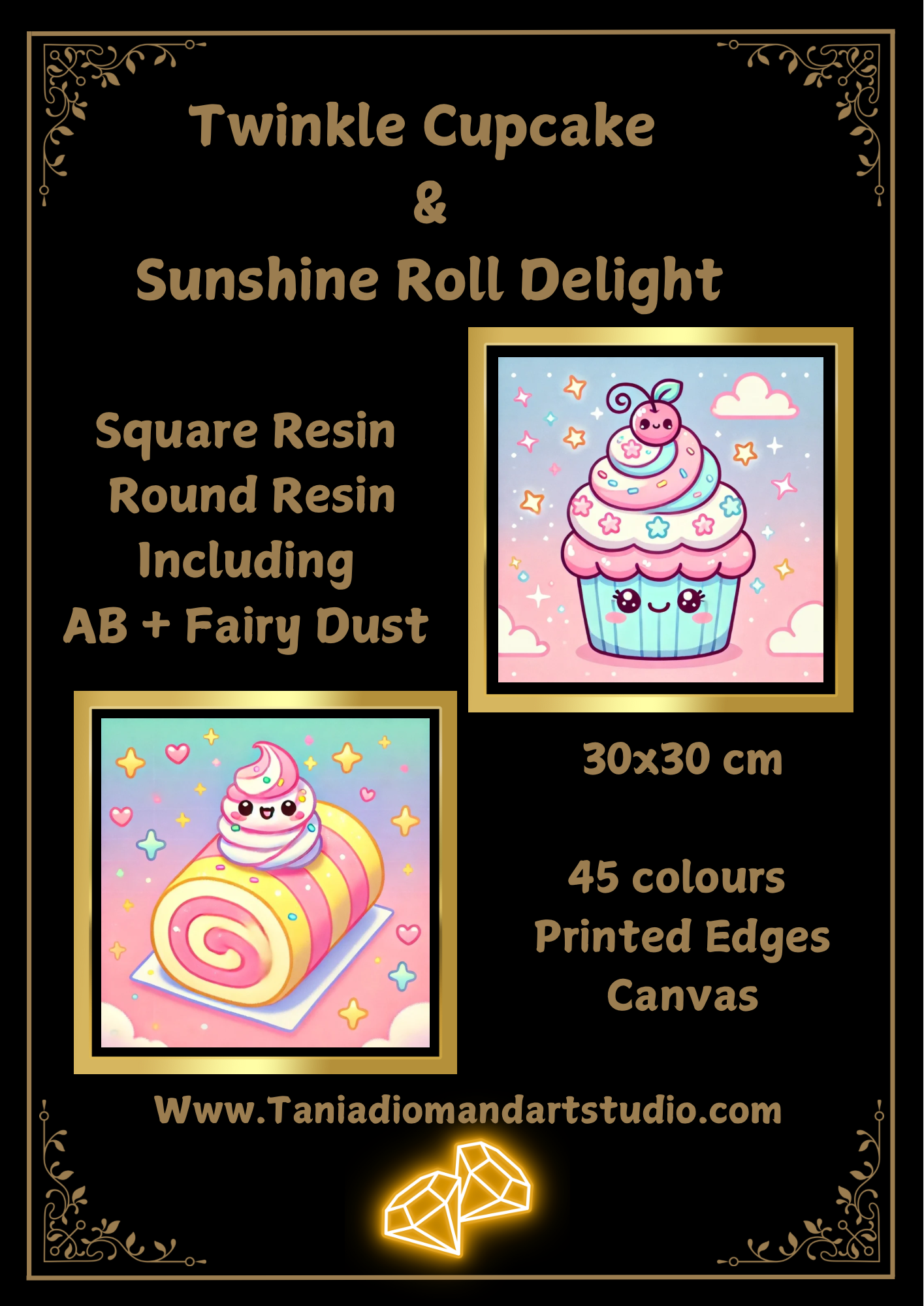 Twinkle Cupcake & Sunshine Roll Delight