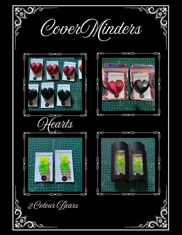 New Handmade resin coverminders