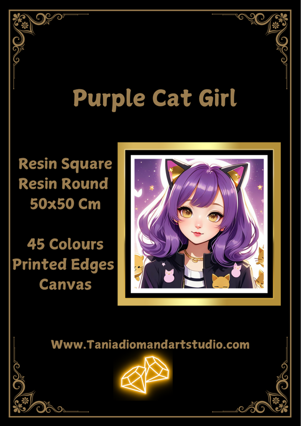 Purple Cat Girl