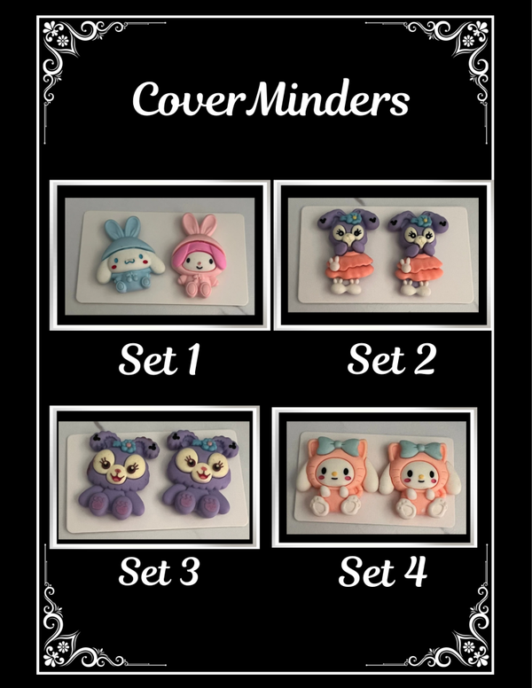 Small cover minders set of 2