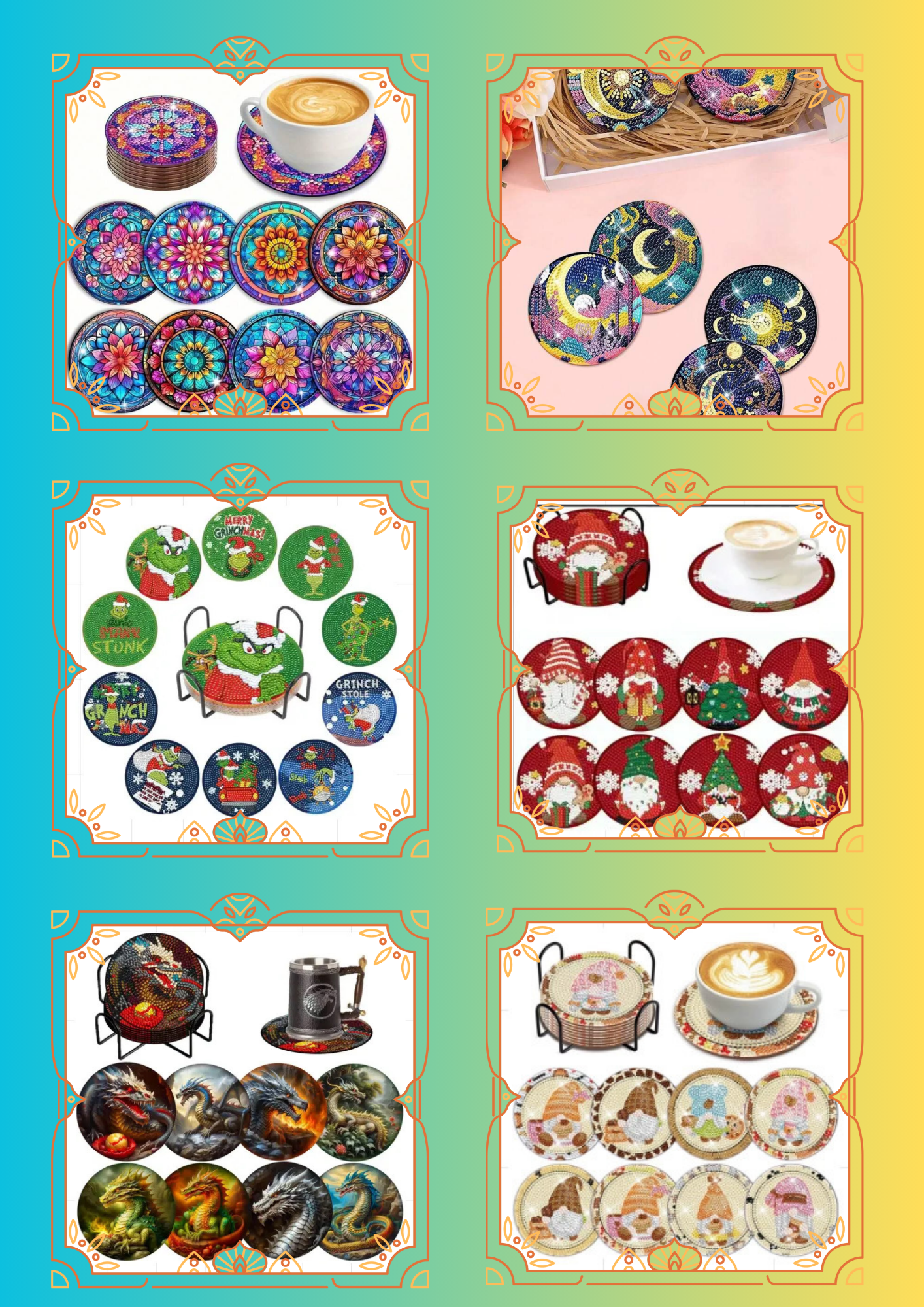 COASTERS SET BUNDLES