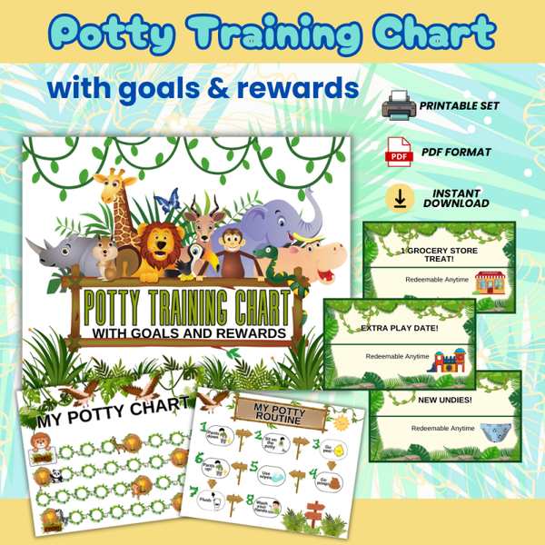 Potty Training Chart – Printable Reward Chart for Kids