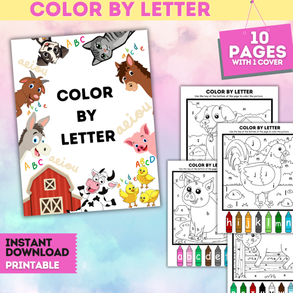 Color by Letter – Fun Alphabet & Colour Recognition Activities for Kids 🎨🔤