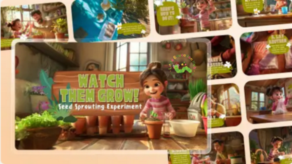 Watch Them Grow! – Instant Seed Sprouting Science Video