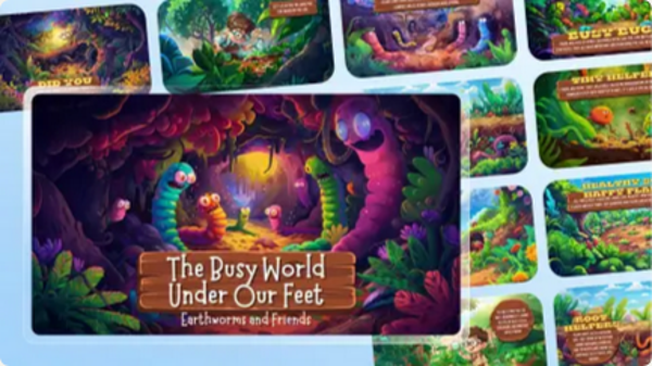The Busy World Under Our Feet: A Fun Video Exploration of Life Underground