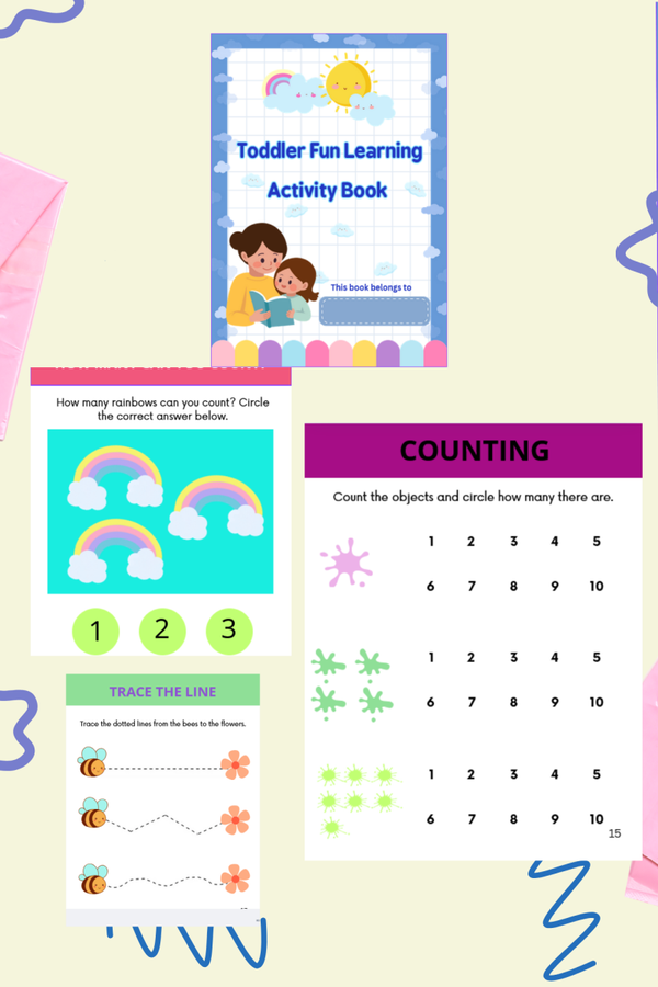 Toddler Fun Learning Activity Book