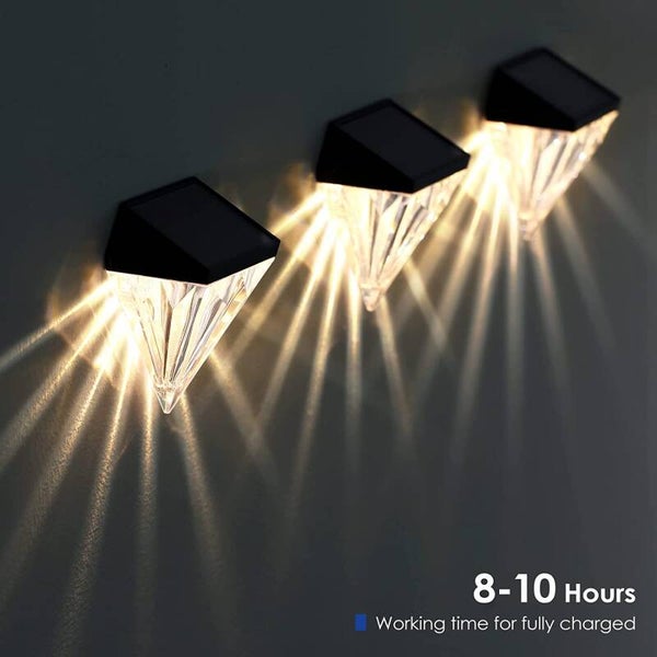 Solar LED Lichter Außen Diamant 2 Stück  , Hoch Wertig