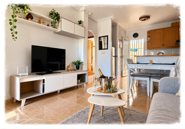 21023 – CASA KYLZIO (LA FLORIDA) 🆕 APPARTEMENT 2 CHAMBRE FACE Á LA PISCINE – URBANISATION FERMÉE