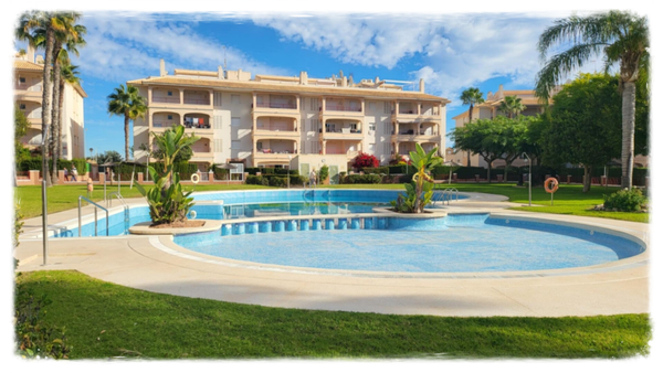 21045 CASA GABRIELA (APPARTEMENT PLAYA FLAMENCA) - 3 CHAMBRES - 2 SDB - 2 PISCINES COMMUNES - Urbanisation fermée - 2 piscines - Tennis - Plaine de jeux - mini Foot! Parking couvert!