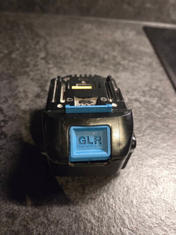 Makita gepersonaliseerde 18 volt accu knop