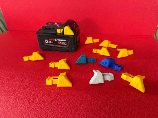 Milwaukee gepersonaliseerde m18 5 ah accu knop