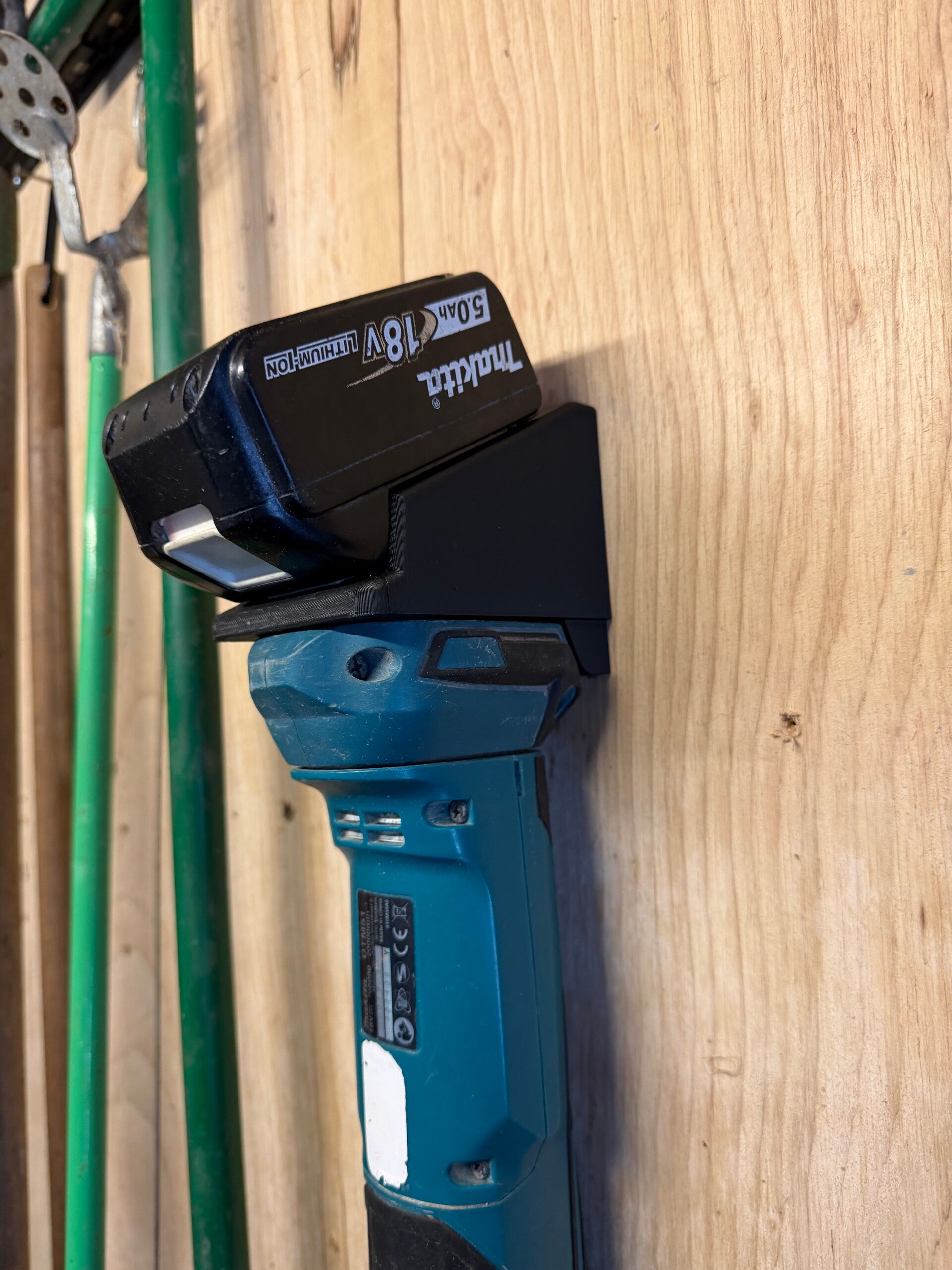 makita machine en accu houder