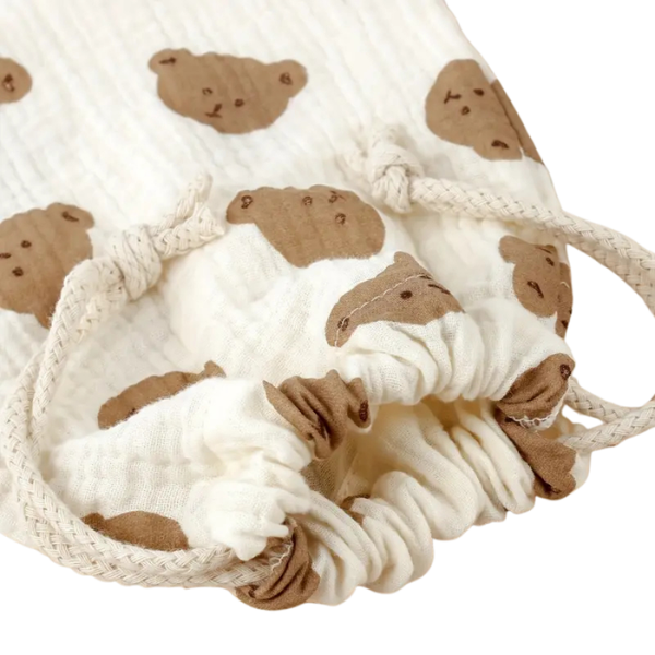 Woreczek muślinowy Muślinowy Miś