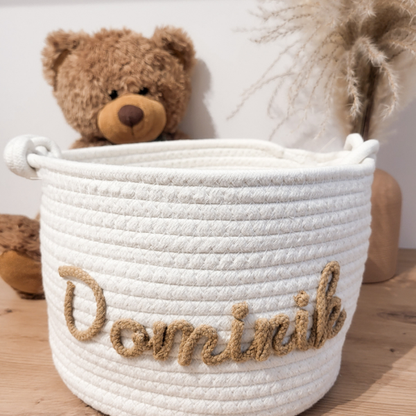 Koszyczek boho personalizowany z imieniem