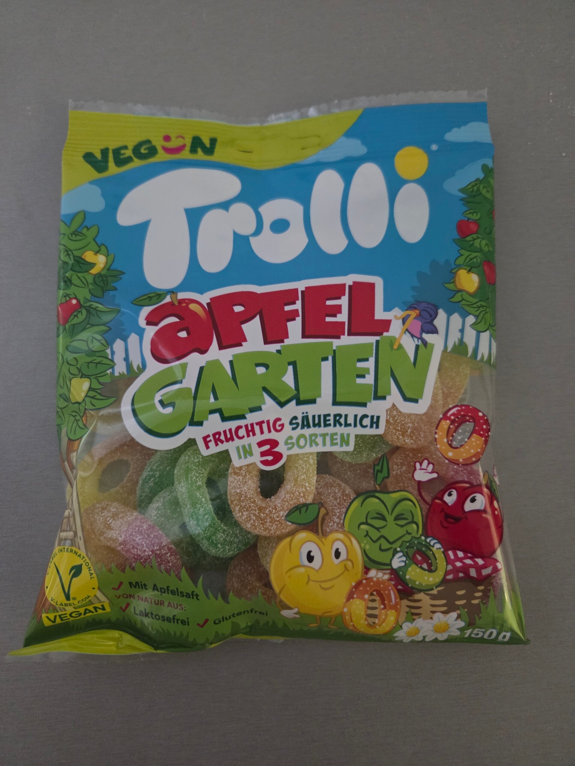 Trolli Go Veggie Super Sour Apple Garden 150g