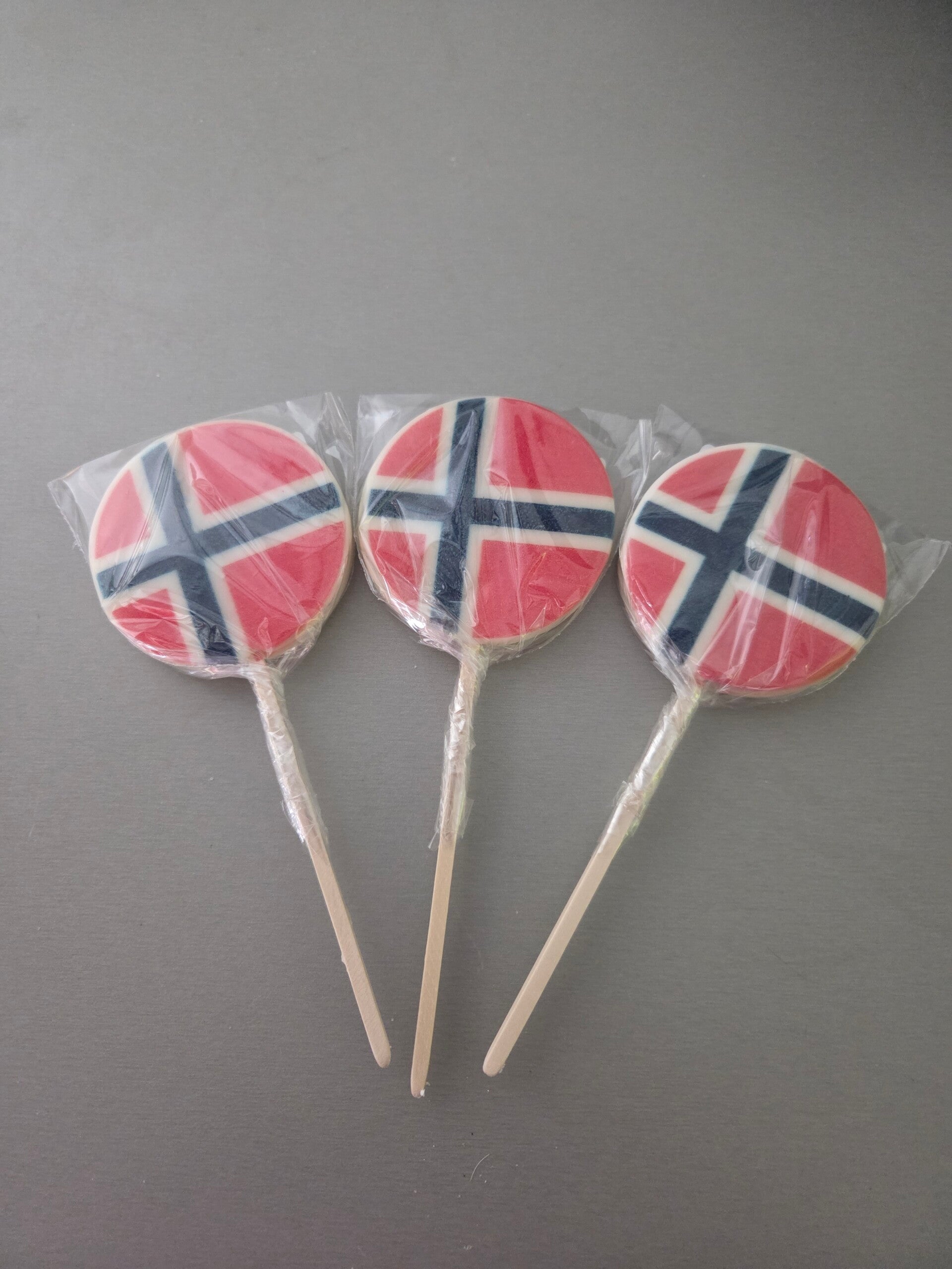 Roks Norsk Flagg Lollipop 50g