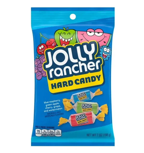 Jolly Rancher Hard Candy Ass .Flavors Peg Bag 198g