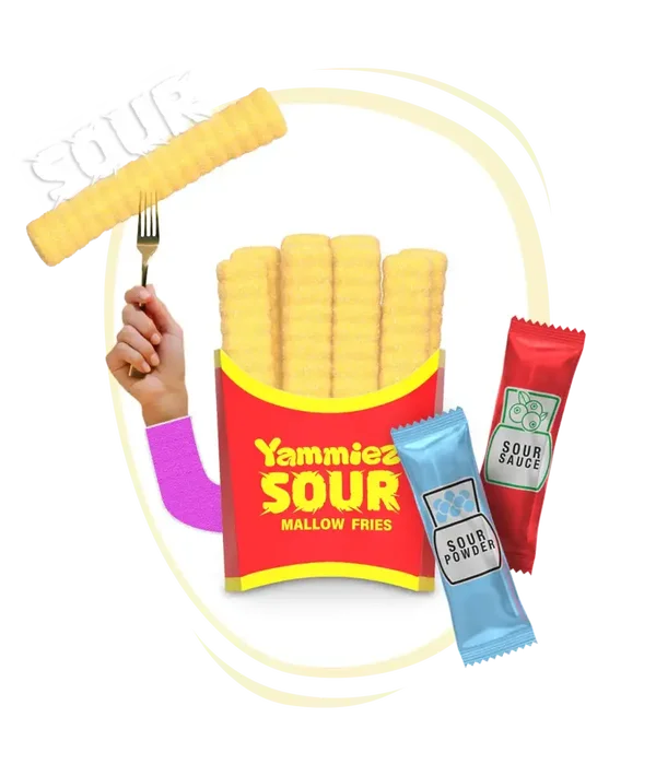 Yammiez Fries Mallows 44g
