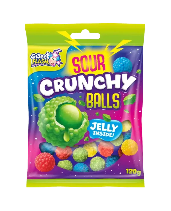 Sweet Flash Sour Crunchy Balls 120g