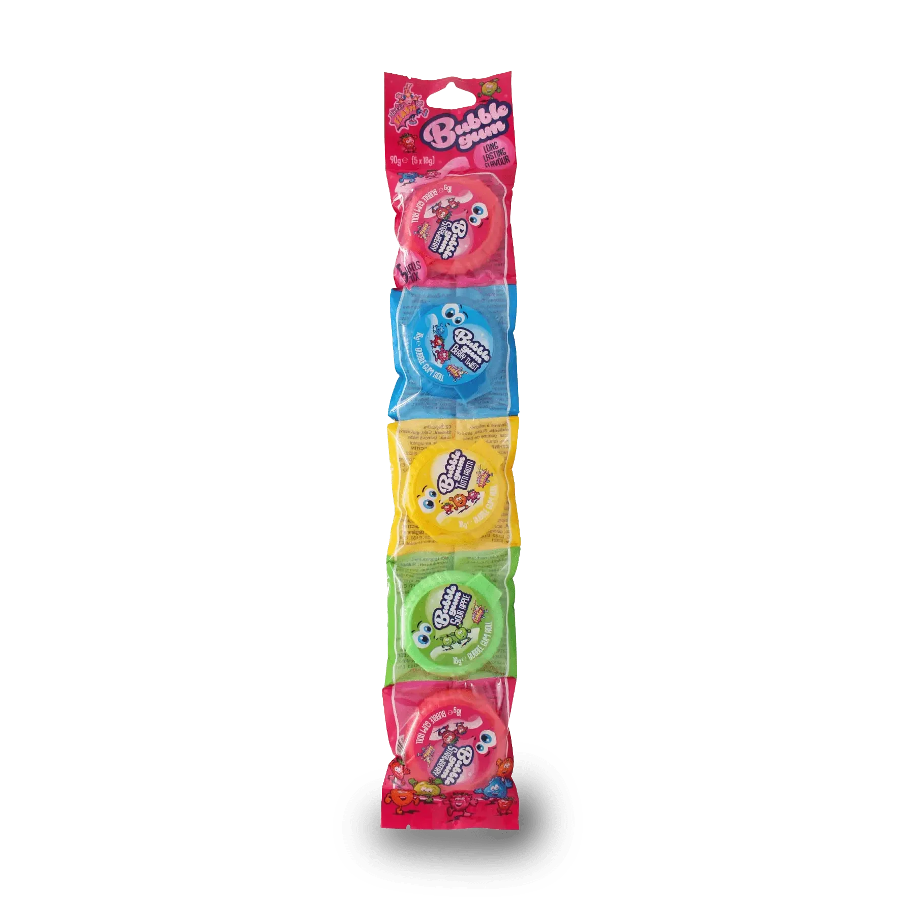 Pop Pop Bubblegum Roll 5-Pack 90g