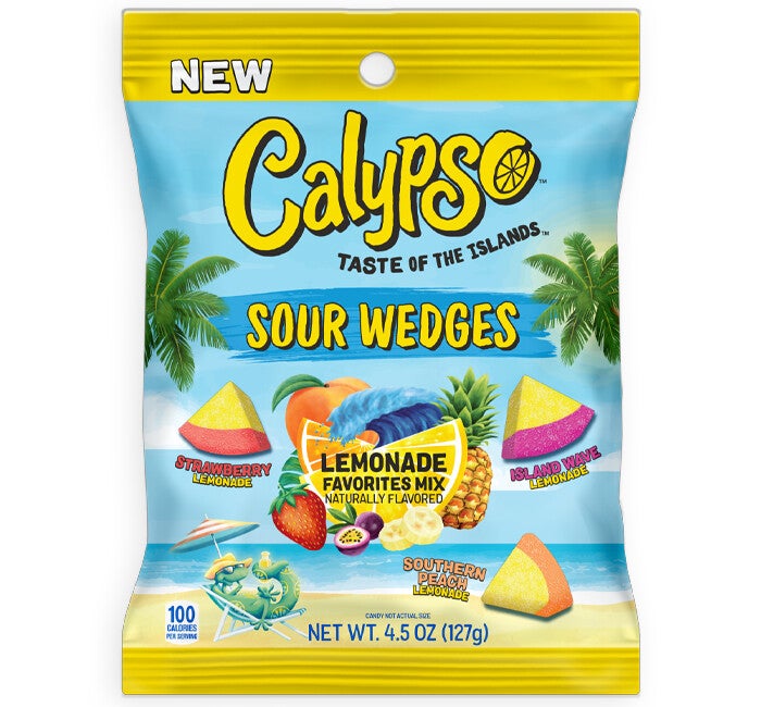Calypso Sour Wedges Lemonade Favorites 127g