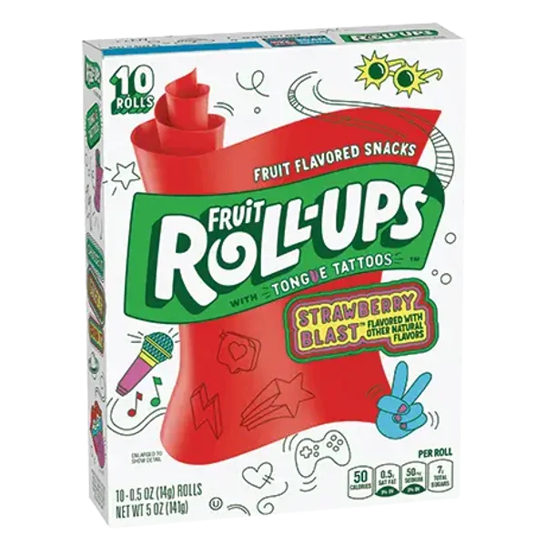 Fruit Roll-Ups Strawberry Blast Pack 141g