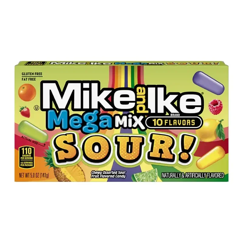 Mike And Ike Mega Mix Sour 120g