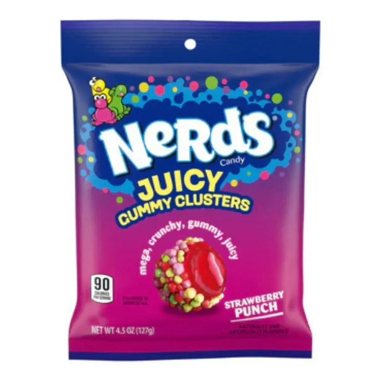 Nerds Juicy Gummy Clusters Share Pouch 127g