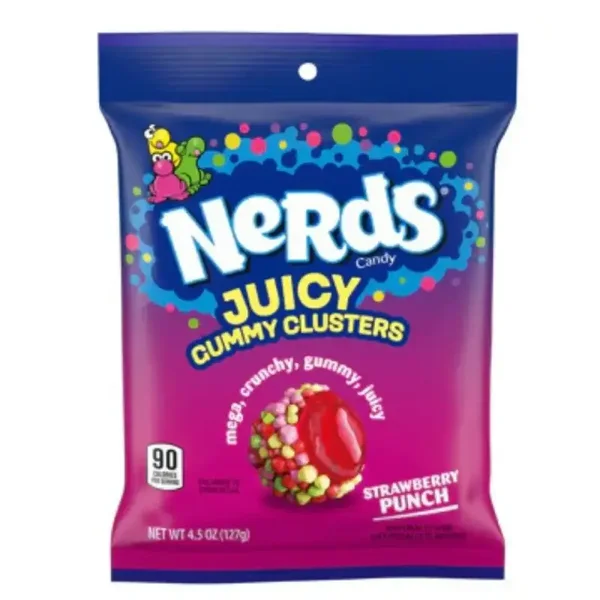 Nerds Juicy Gummy Clusters Share Pouch 127g