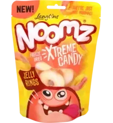 Noomz Freeze Dried Sweets Jelly Rings Peach 55g
