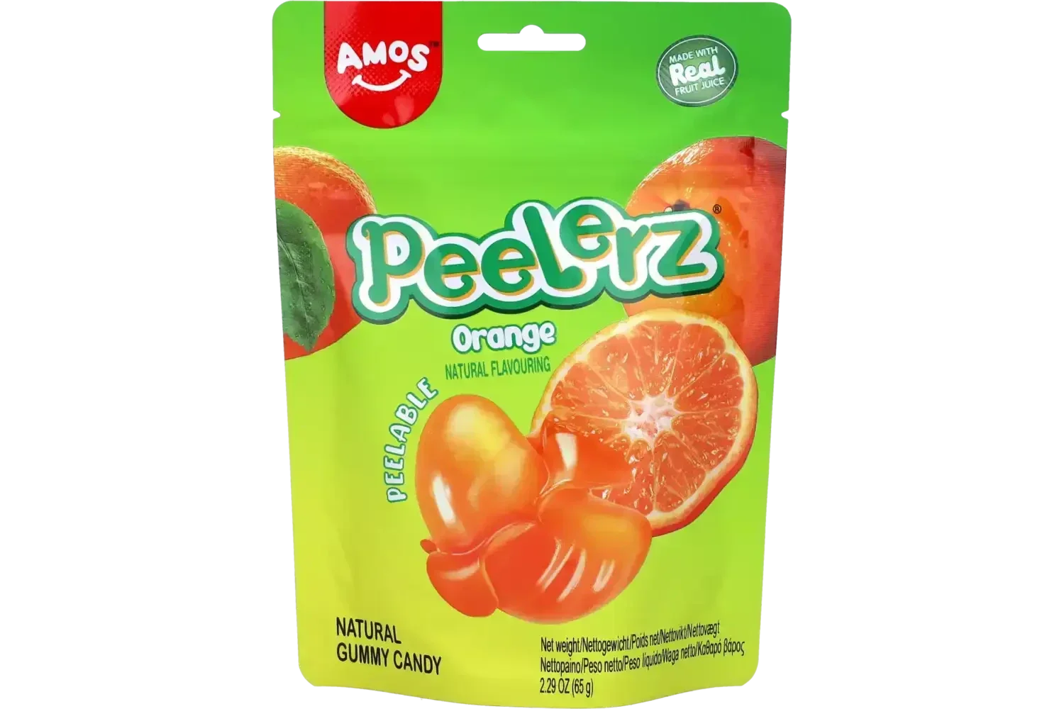 Amos Peelerz Gummy Orange 65g
