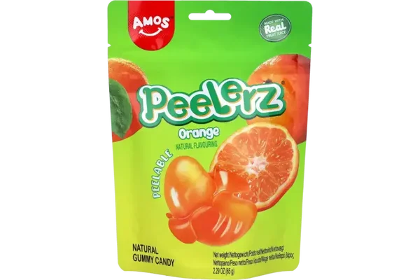 Amos Peelerz Gummy Orange 65g