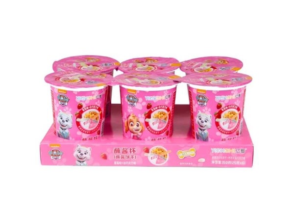 Yizhi Paw Patrol Strawberry & White Chocolate Dipping Cup 25g