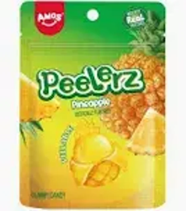 Amos Peelerz Gummy Pineapple 65g