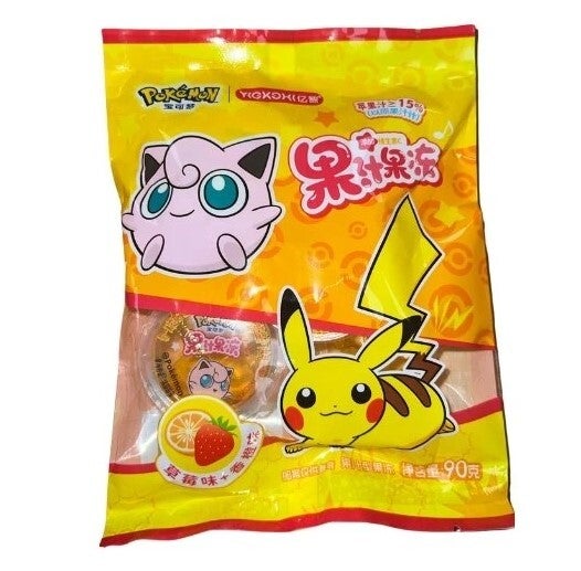 Pokemon Juice Jelly Strawberry and Orange 90g