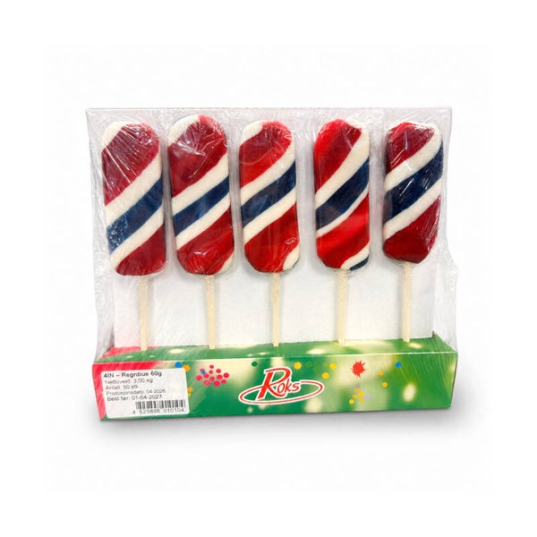 Roks Norske Farger Lollipop 60g
