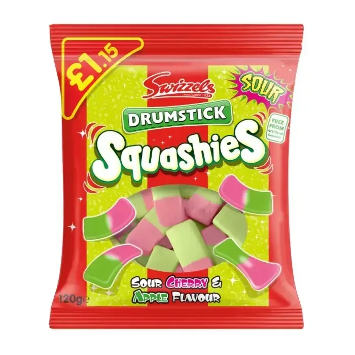 Swizzels Drumstick Squashies Sour Cherry & Apple 120g