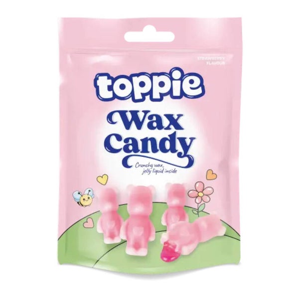 Toppie Wax Candy Bear Strawberry 40g