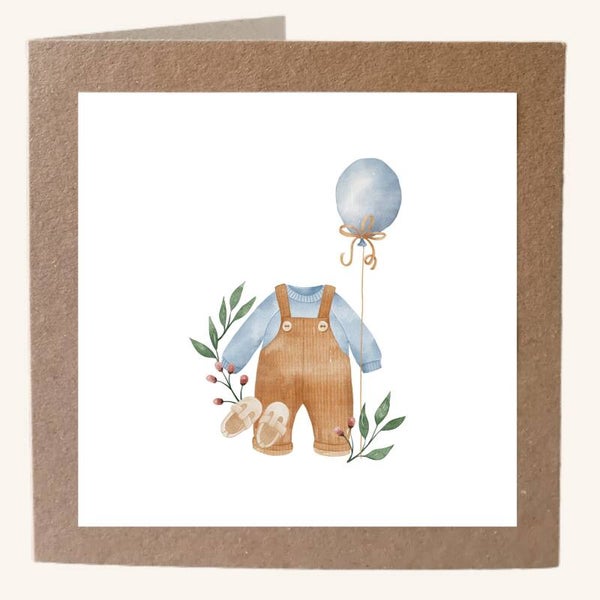 Jongens pakje met ballon