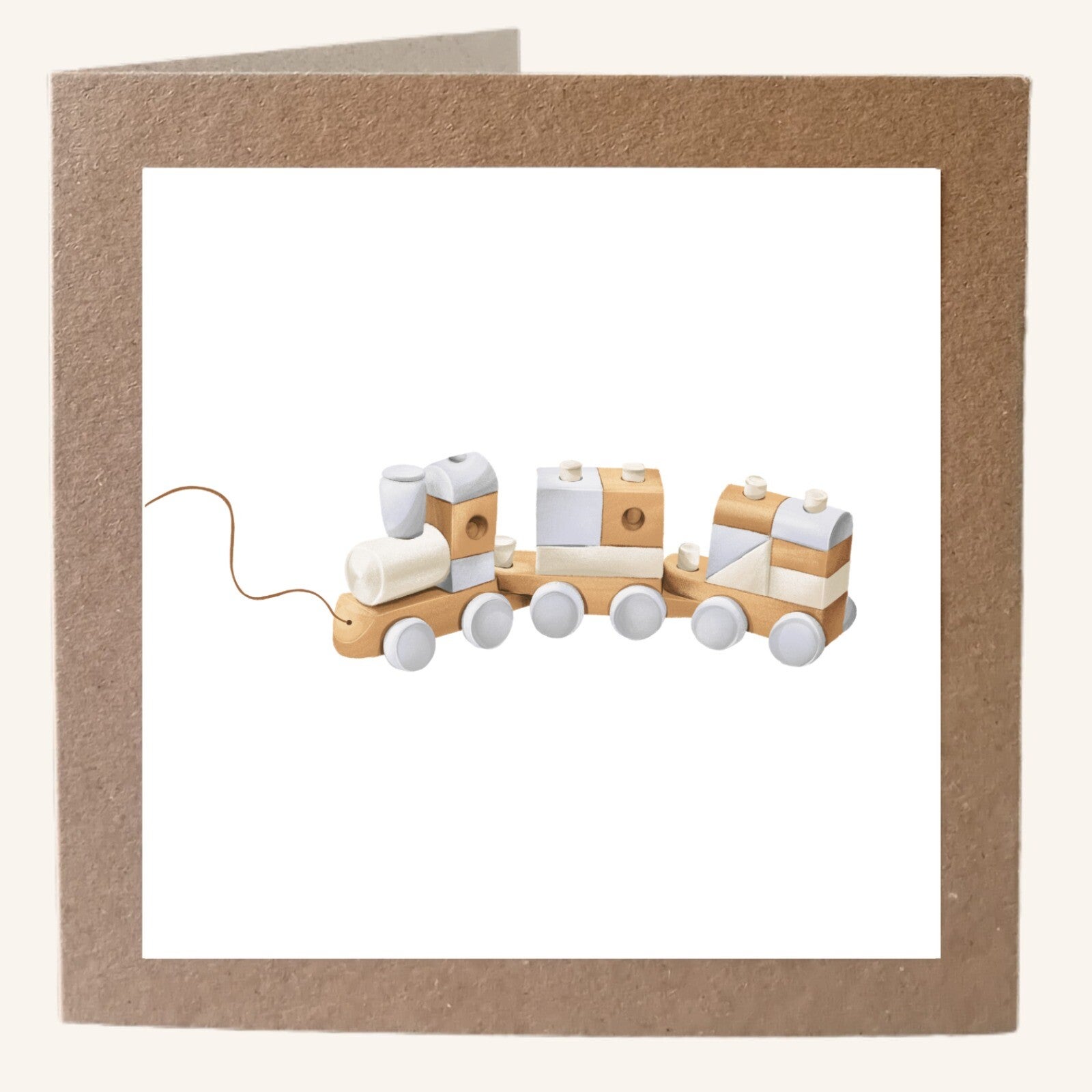 Houten treintje