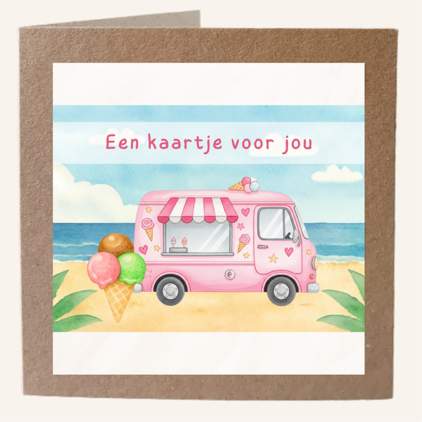 IJsco roze - Kaartje voor jou