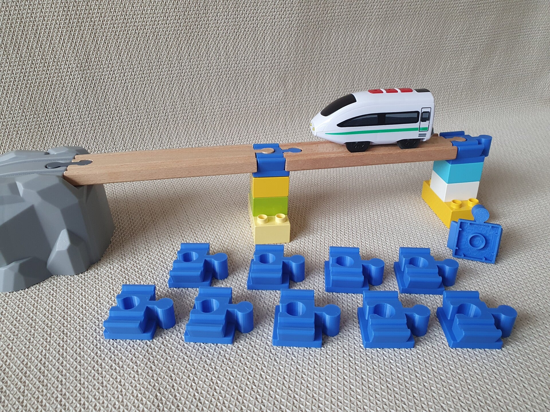 Adaptateurs Brio Duplo pour train en bois – Compatible Brio, Ikea, Lidl