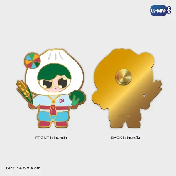 Paody Character Pin