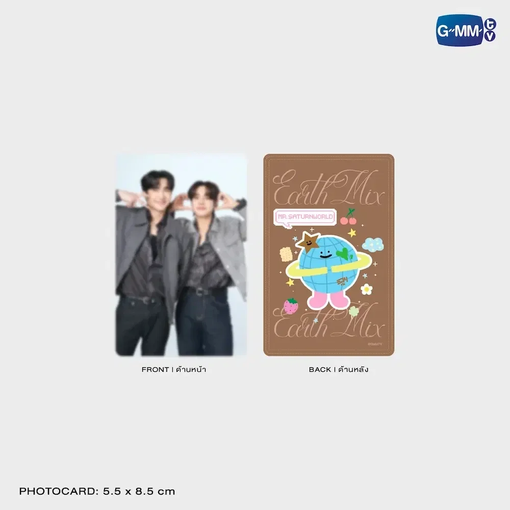 Mr. Saturnworld Acrylic Magnetic Card Holder With Photocard