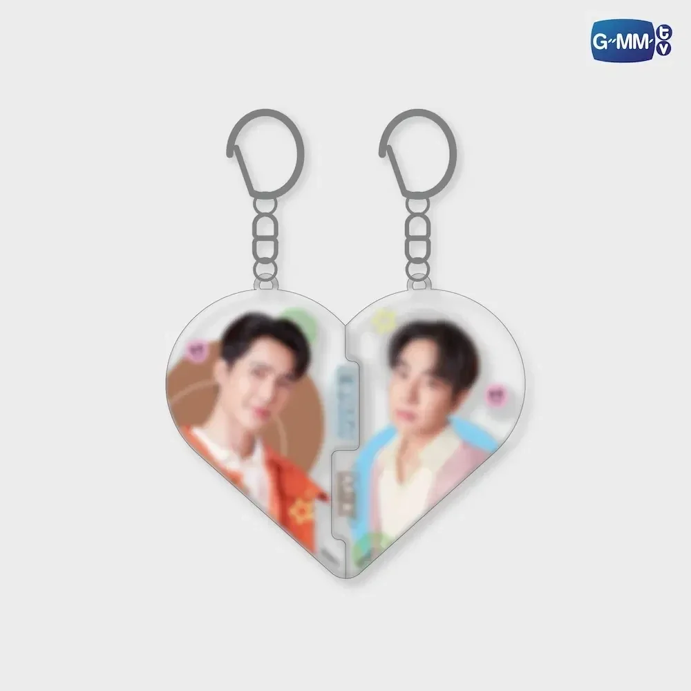 EarthMix Heart Puzzle Acrylic Keychain