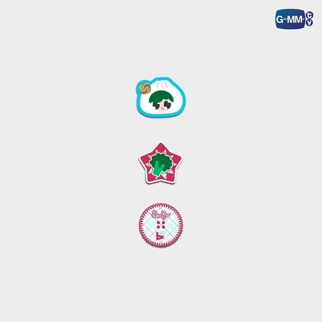 Paody button cover set
