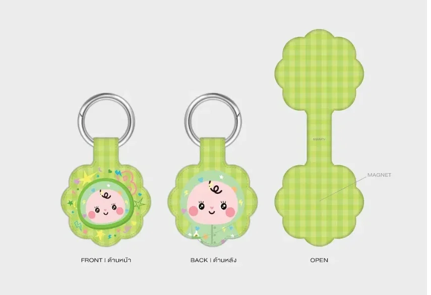 Babii clip key ring