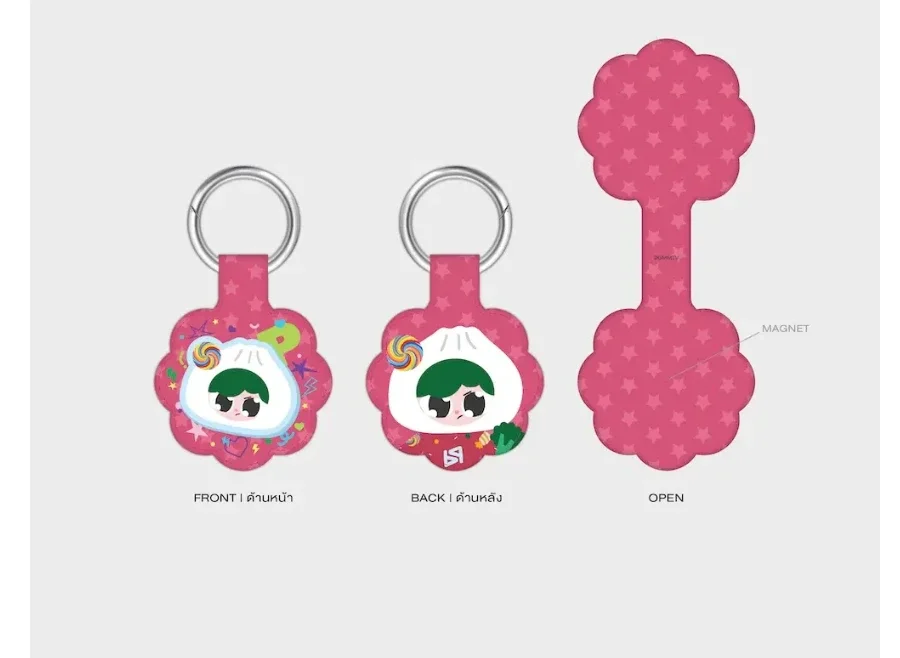 Paody clip key ring