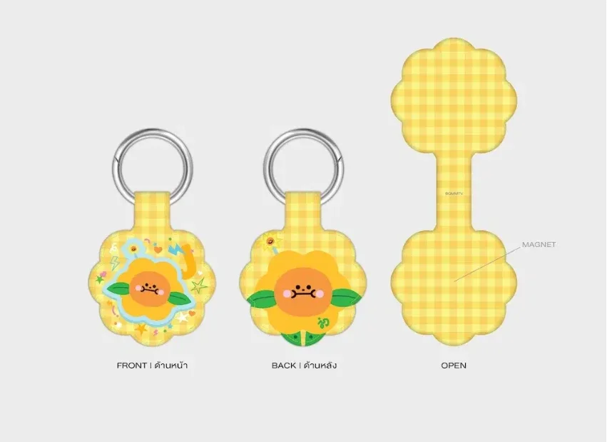 Jaidee clip key ring